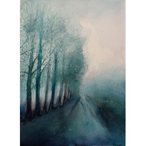 Mudeeha Ali, 10 x 14 Inch, Water Color On Paper, AC-MALI-001